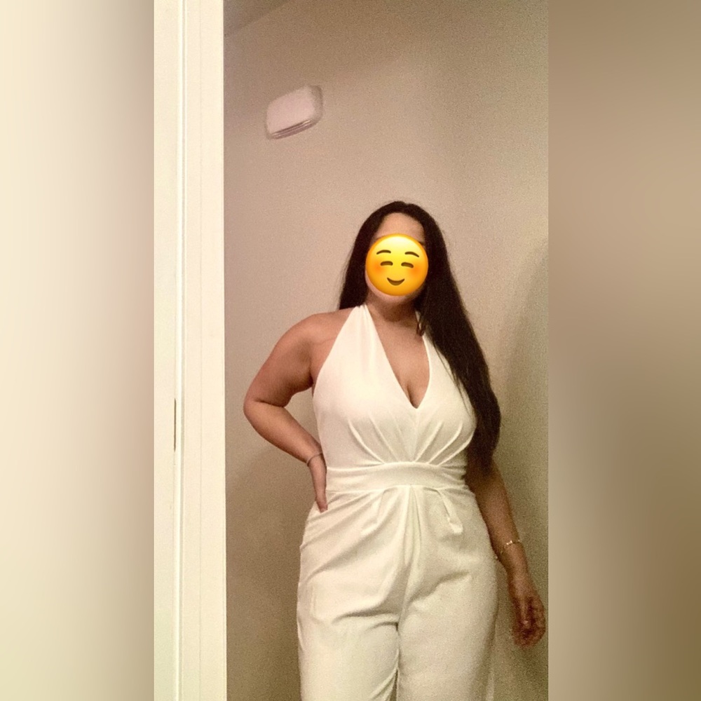 Classic Ending Jumpsuit - White